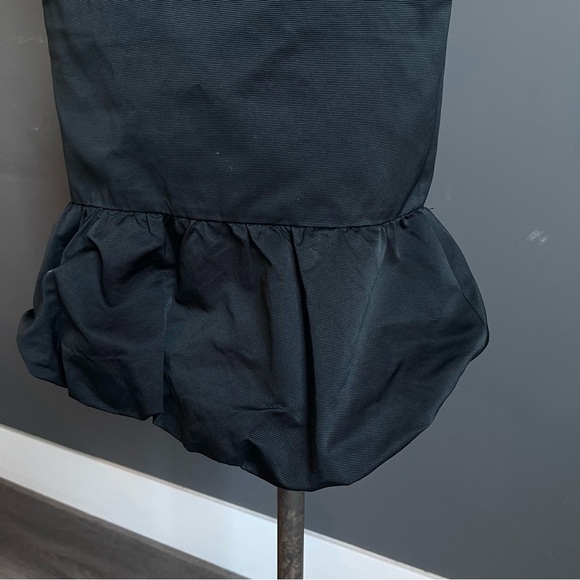 Club Monaco Black Bubble Hem Mini Skirt — Ruffle Detail - Picture 4 of 7